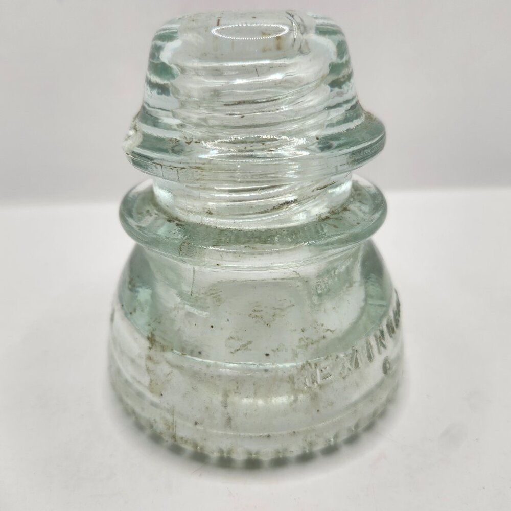 Vintage Clear Glass Hemmingray 42 Insulator